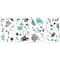 RoomMates Blossom Watercolor Bird Branch Peel & Stick Wall Decals